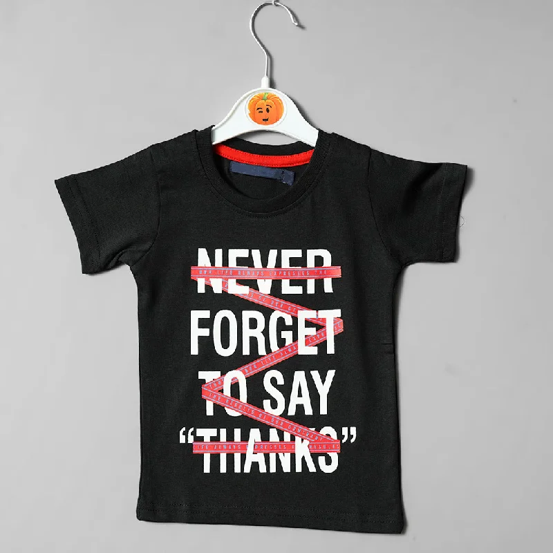 Typography Printed T-Shirt for Boys Chic Shirt Dress