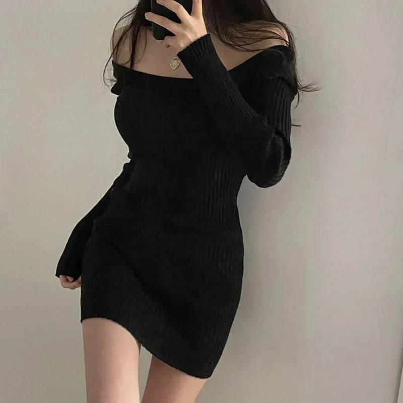 Elle Sweater Dress Classic Sweater Dress