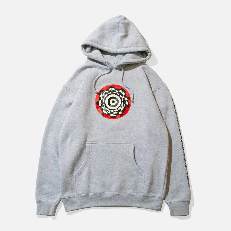 AF Transmission 01 Hoodie - Heather Grey High-neck Sweatshirt Hoodie