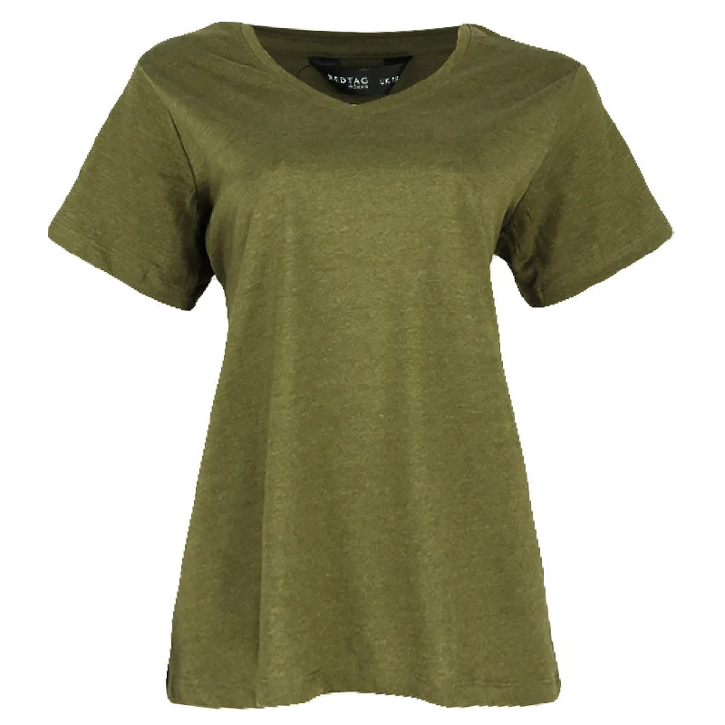 REDTAG Pale Green Casual T-Shirt Warm Sweatshirts for Women