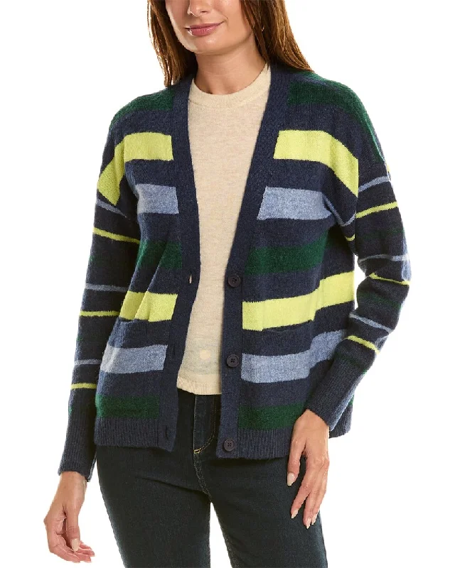 525 America Stripe Grandpa Cardigan Boho-style sweaters