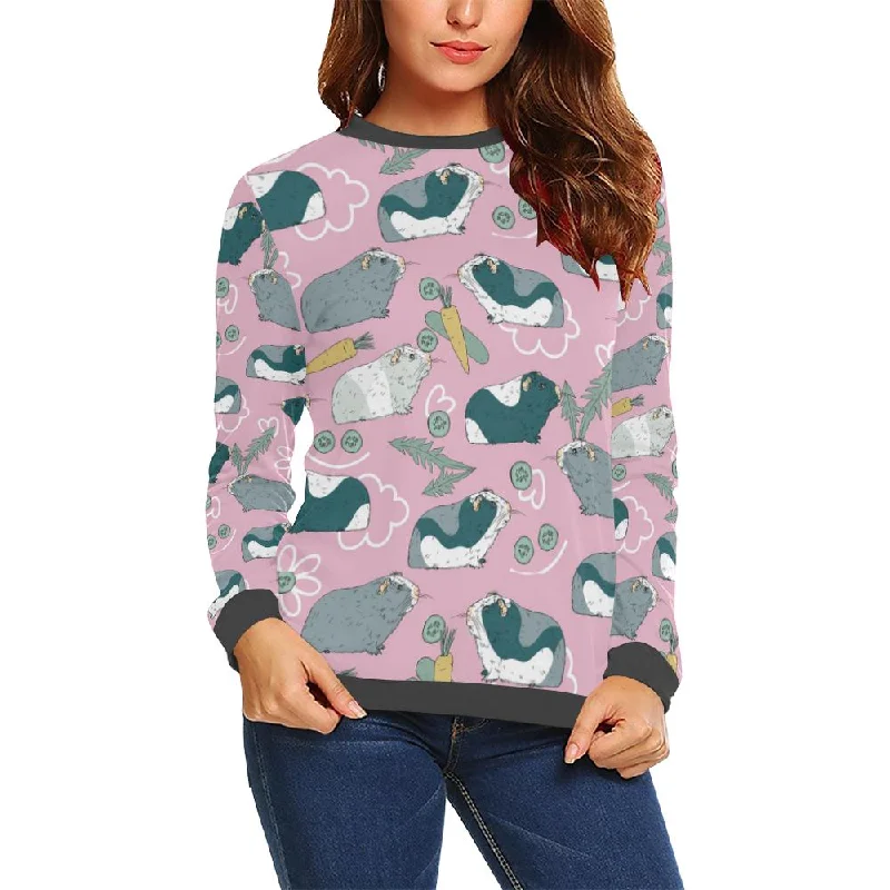 Guinea Pig Print Pattern Women's Sweatshirt Best value sweaters