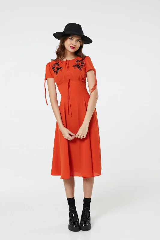 Ava Orange Dress Affordable unclassified dresses