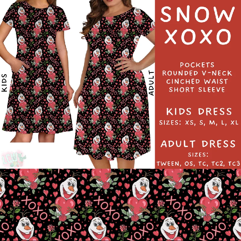 Batch #250 - Magical Valentine - Closes 12/9 - ETA late Jan - Snow XOXO Big Hugs Adult & Kids Dresses Trendy unclassified dresses