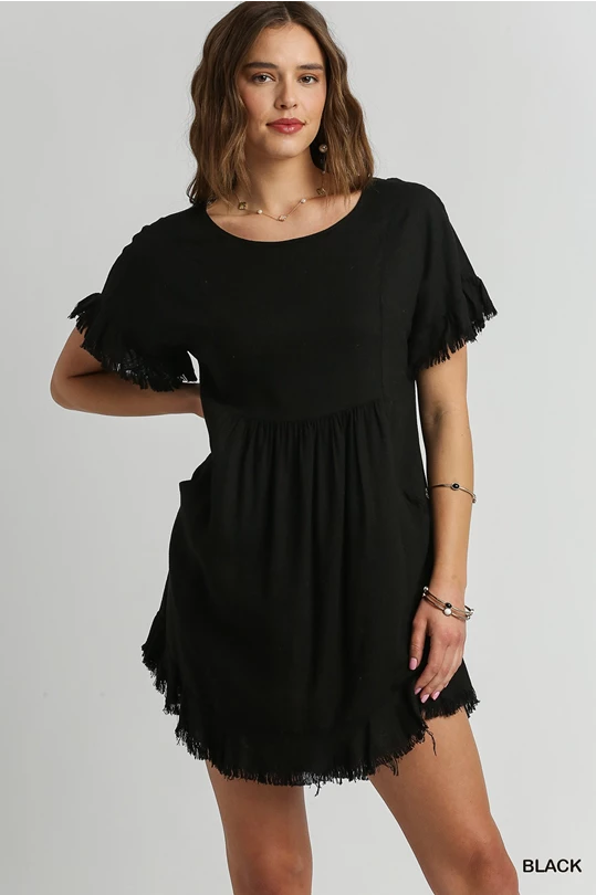 Black Pocket Dress Office unclassified dresses