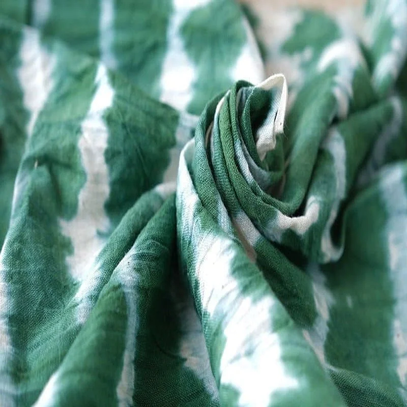 Bottle Green Hand Dyed Khadi Fabric Sexy unclassified dresses