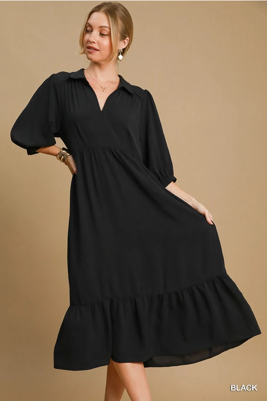 Bring It Black Dress Cotton unclassified dresses