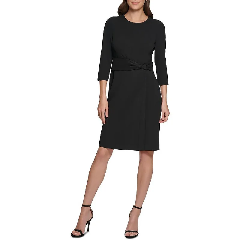 DKNY Womens Workwear Knee Sheath Dress Open-back unclassified dresses