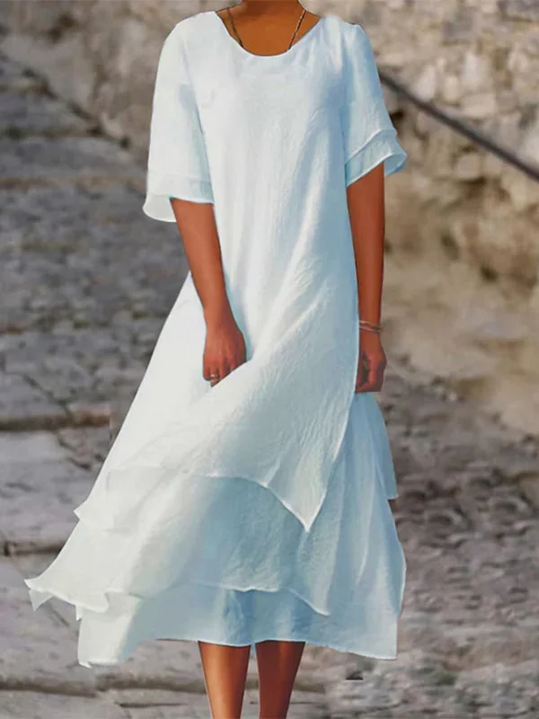 Gertrud® | Elegant and chic layered dress Chiffon unclassified dresses