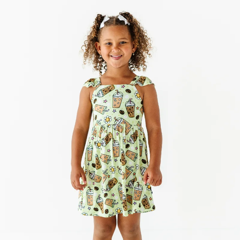 Cold Brew Crew Toddler/Girls Dress Backless unclassified dresses