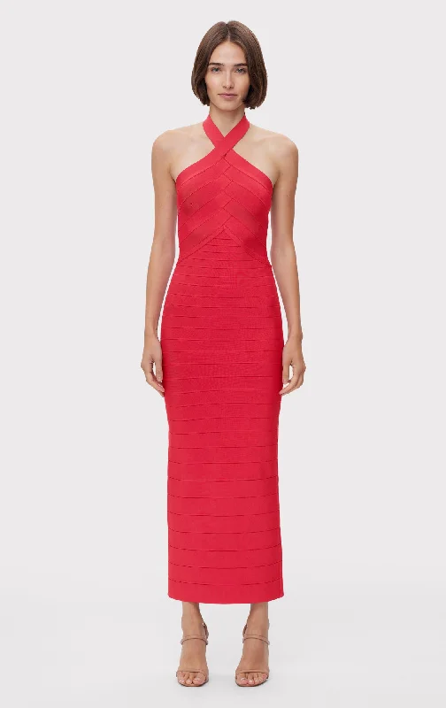 ICON BANDAGE HALTER GOWN Sleeveless unclassified dresses