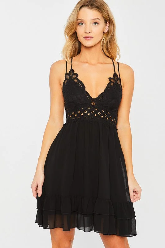 Indy Black Dress Embroidered unclassified dresses