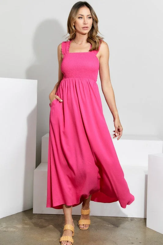 Kenzie Hot Pink Dress Cocktail unclassified dresses