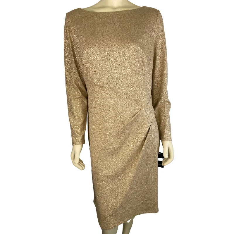 Lauren by Ralph Lauren Gold Dress Soft fabric unclassified dresses