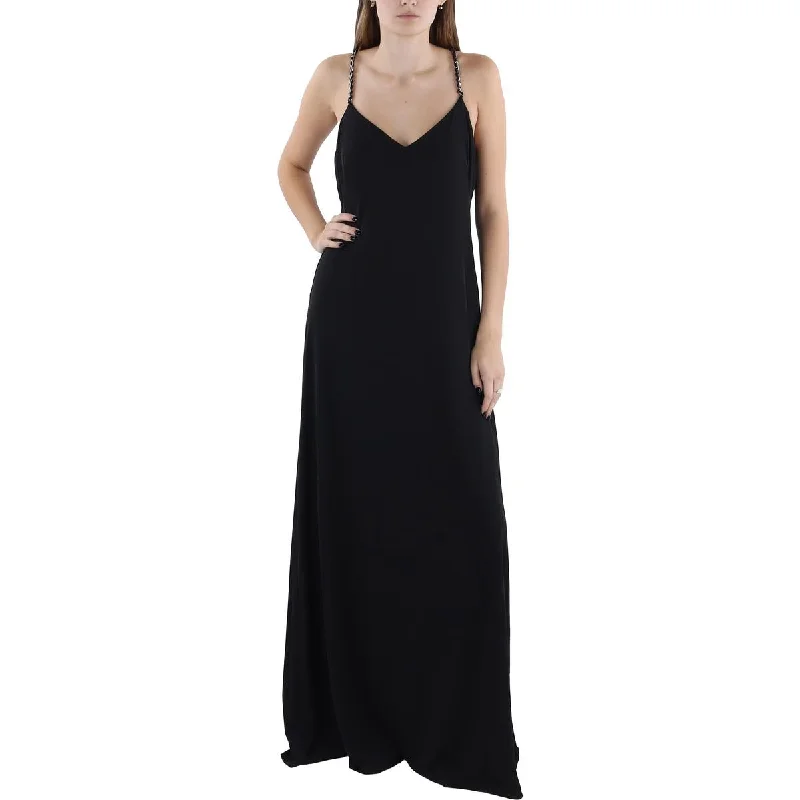 Lauren Ralph Lauren Womens Chain Sleeveless Evening Dress Engagement unclassified dresses