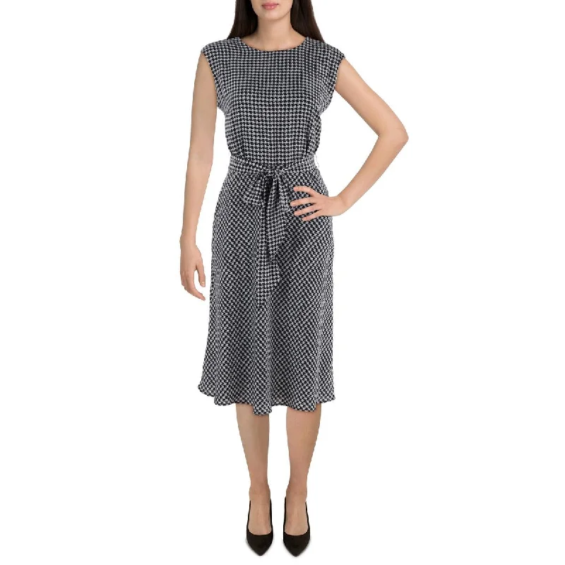 Lauren Ralph Lauren Womens Houndstooth Knee-Length Wear To Work Dress Breathable unclassified dresses