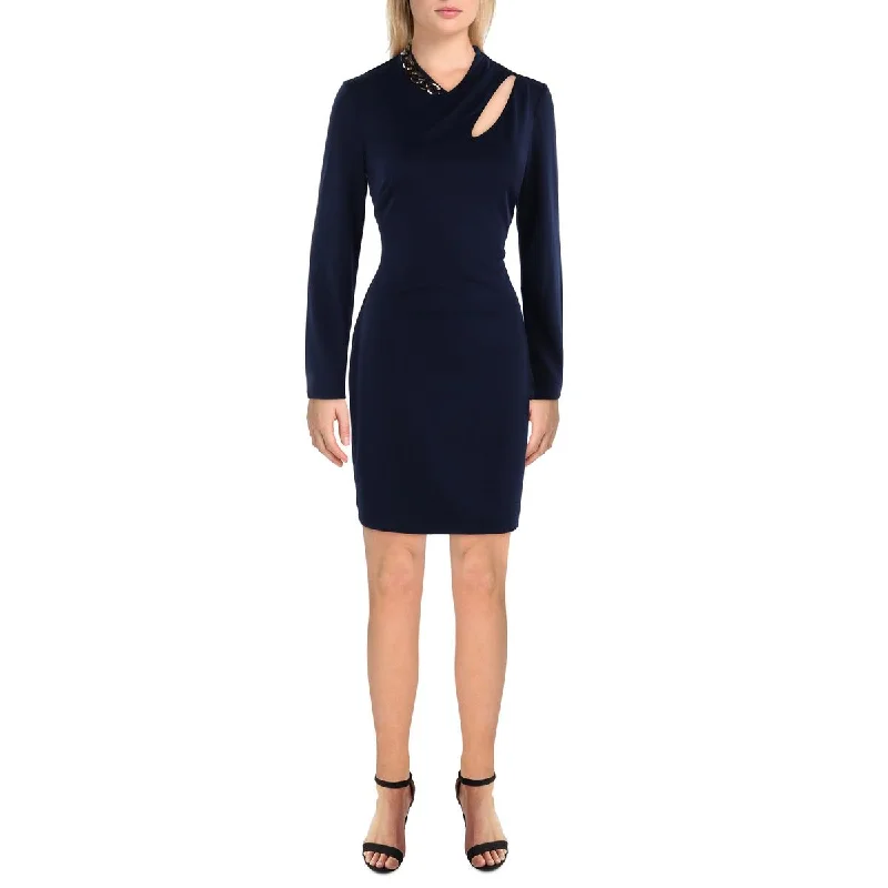 Lauren Ralph Lauren Womens Knit Cut-Out Sheath Dress Comfortable unclassified dresses