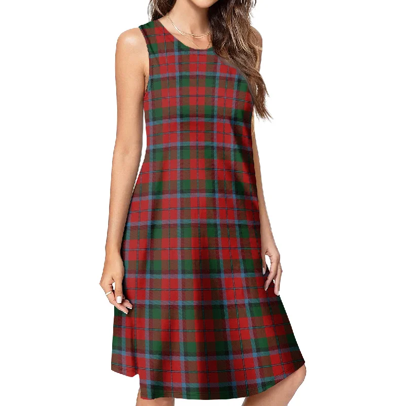 MacNaughton (McNaughton) Tartan Womens Casual Dresses Metallic unclassified dresses