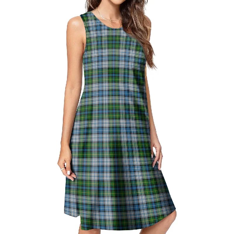 MacNeil (McNeil) Tartan Womens Casual Dresses Comfortable unclassified dresses