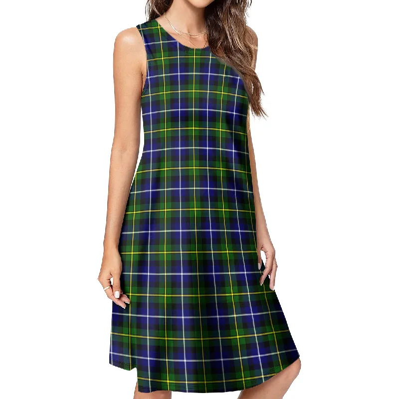 MacNeil of Barra Modern Tartan Womens Casual Dresses Earthy tone unclassified dresses