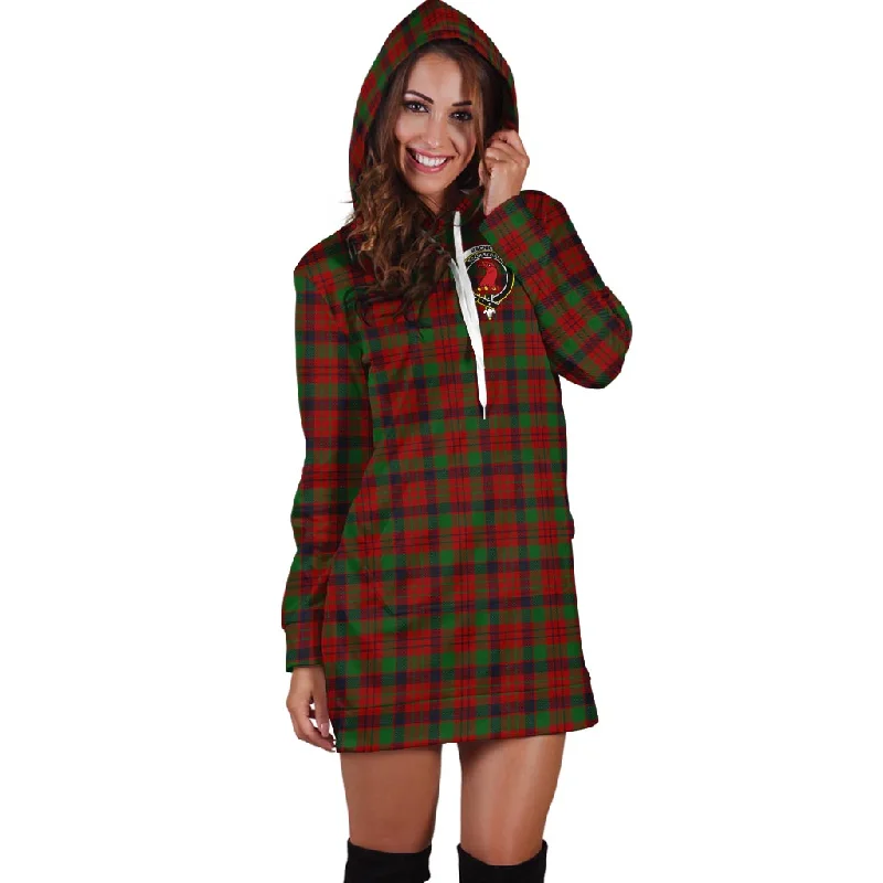 MacNicol (McNicol) Tartan Hoodie Dress with Family Crest Travel unclassified dresses