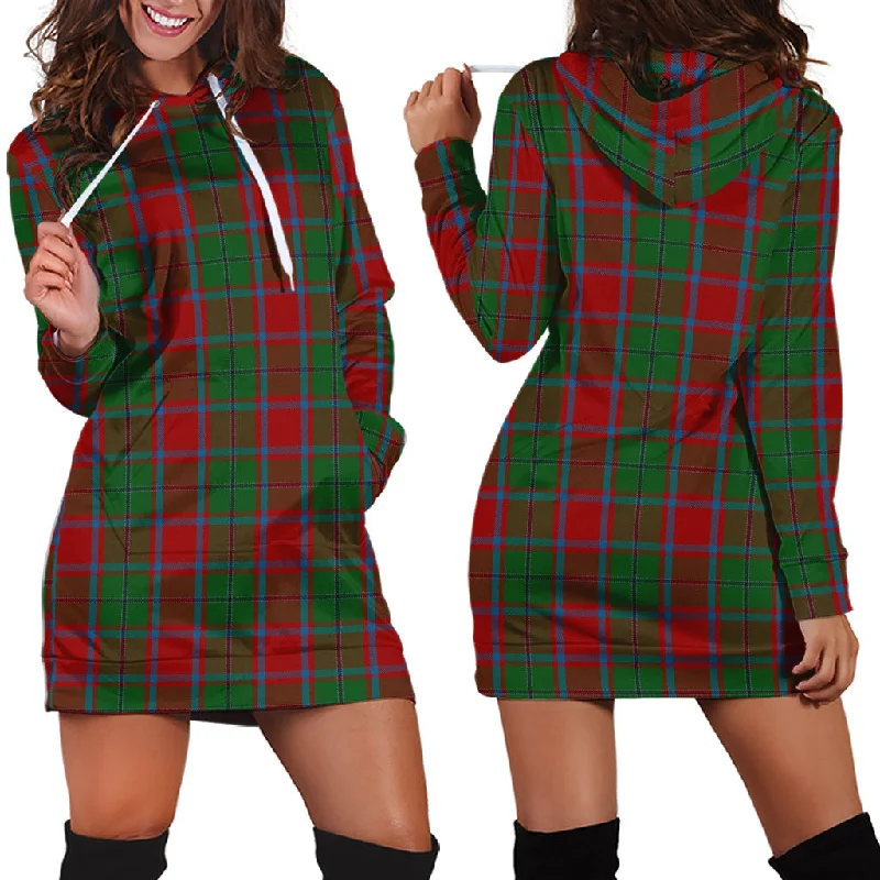 MacPhail Blue Bands Tartan Hoodie Dress Fall unclassified dresses