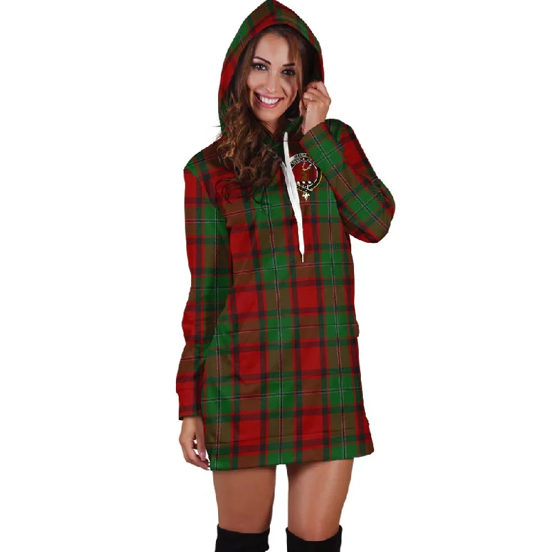 MacPhail (McPhail) Tartan Hoodie Dress with Family Crest Bright color unclassified dresses