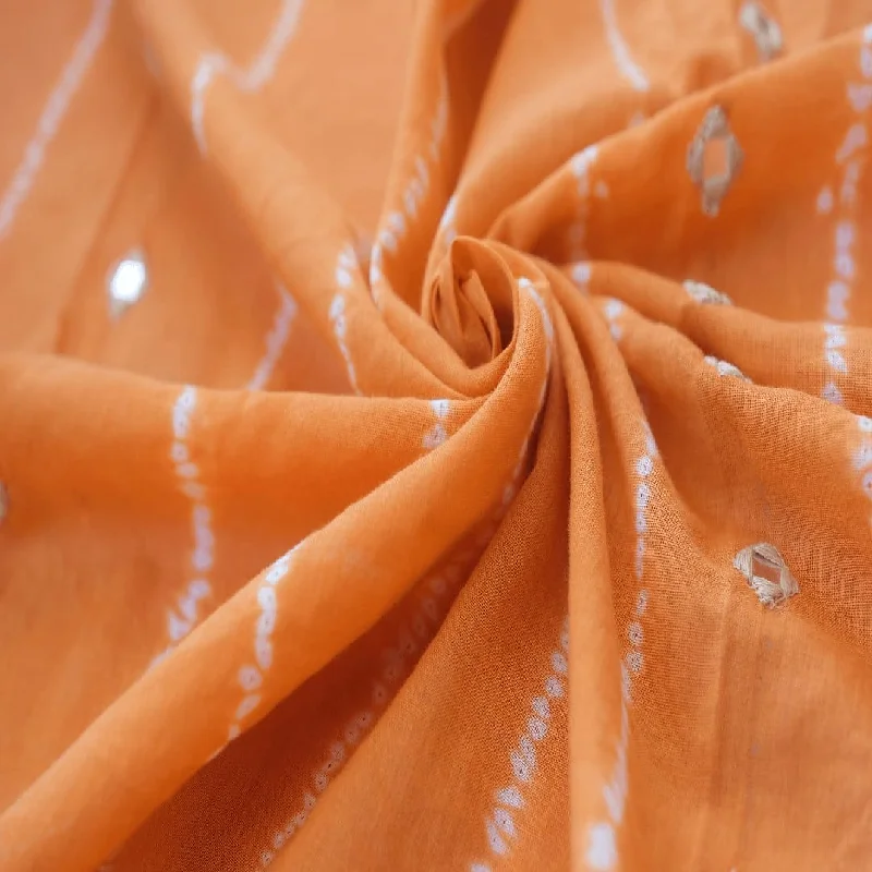 Tangerine Tie & dye Fabric Minimalist unclassified dresses