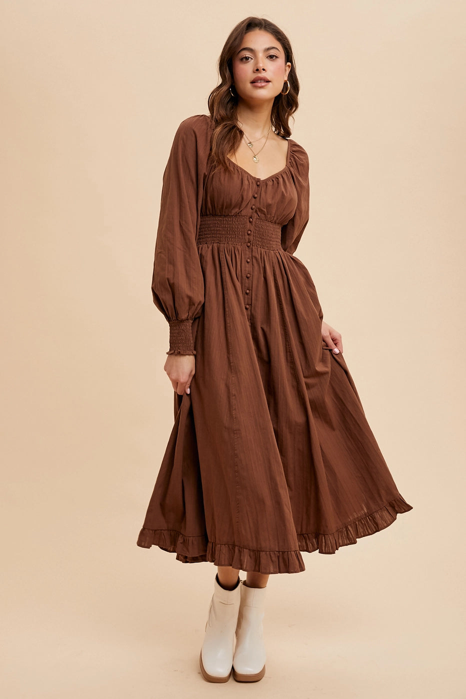 Patricia Mocha Dress Lace unclassified dresses