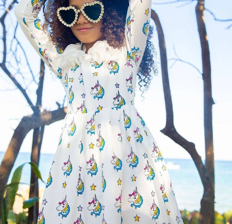 Rainbow Unicorn Dream Dress Elegant unclassified dresses