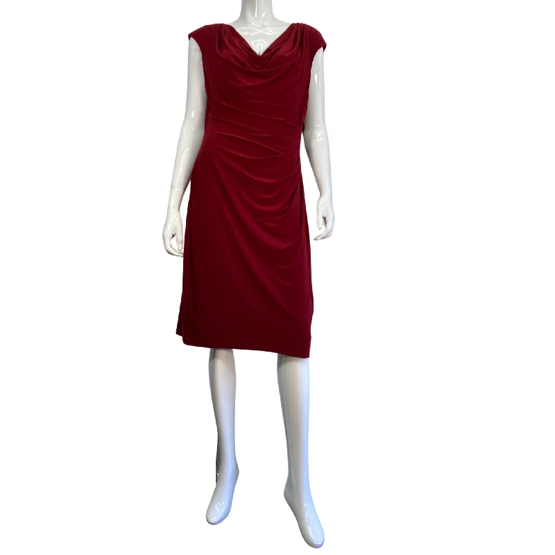 Ralph Lauren Burgundy Dress Backless unclassified dresses