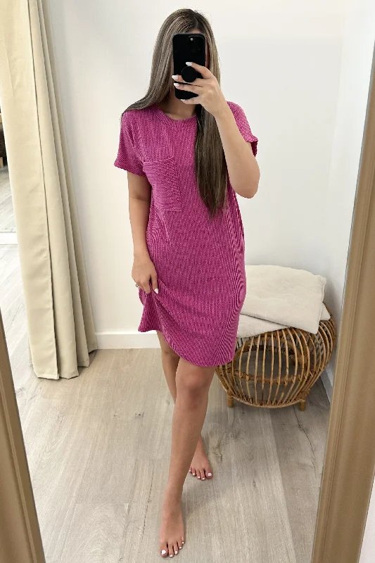 "Ribbed & Relaxed" Dress (Orchid) Best-selling unclassified dresses