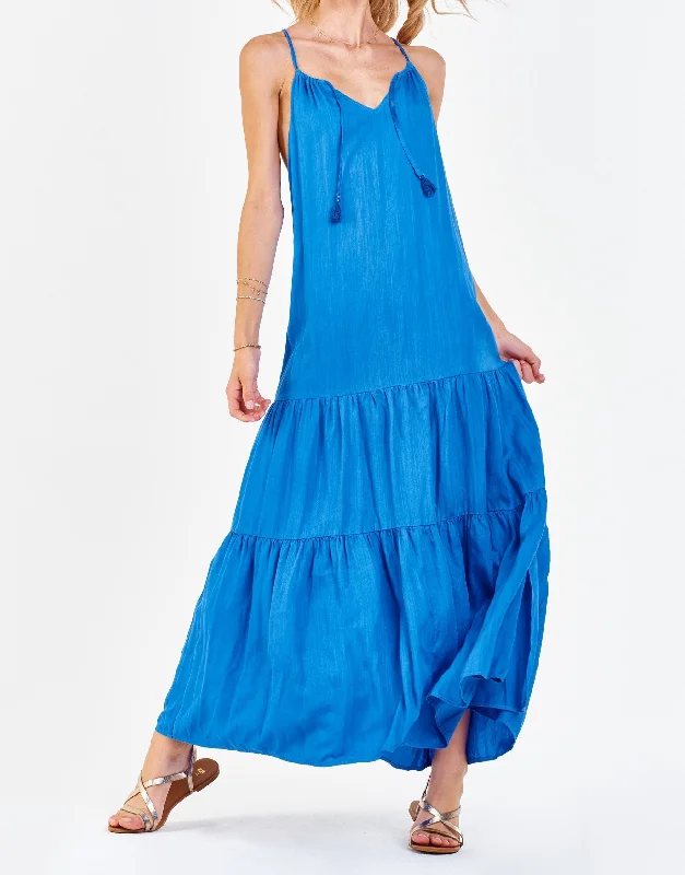 RYO STRAP HALTER DRESS SWEET COBALT Budget-friendly unclassified dresses