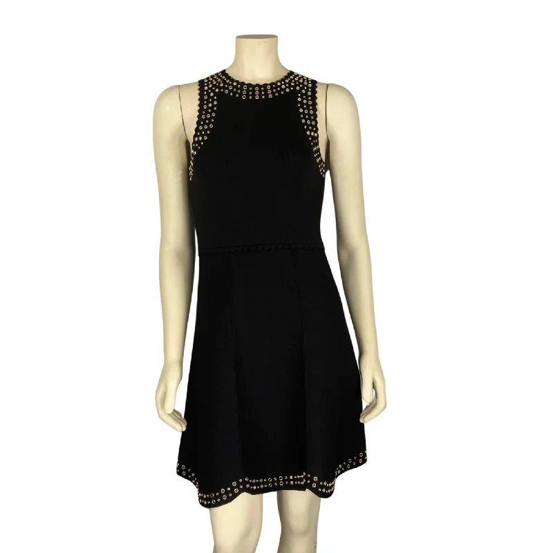 Sandro Black Scallop Dress Budget-friendly unclassified dresses