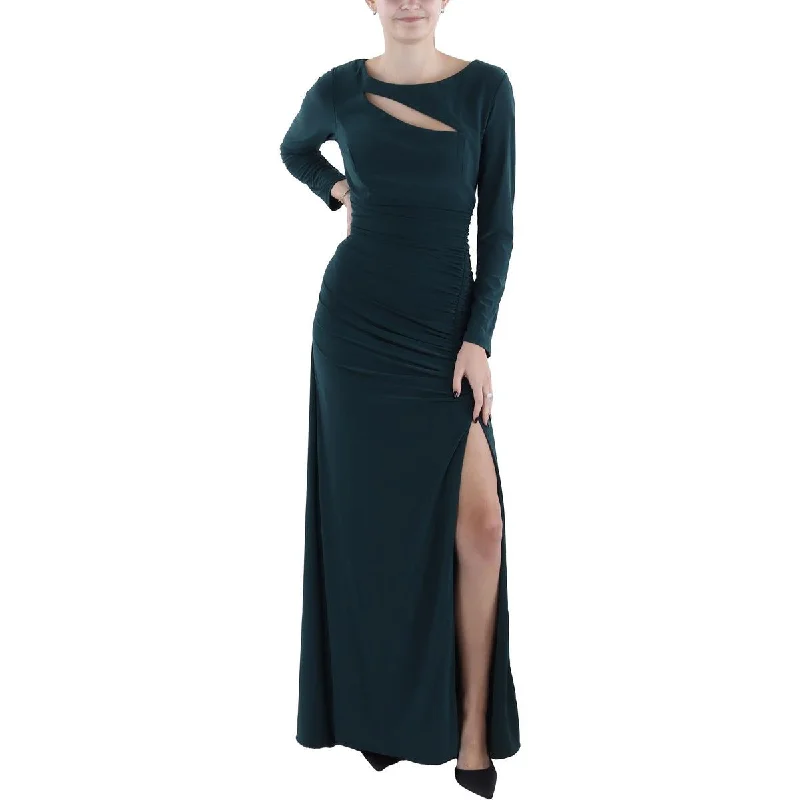 Xscape Womens Cut-Out Ruched Evening Dress Summer unclassified dresses