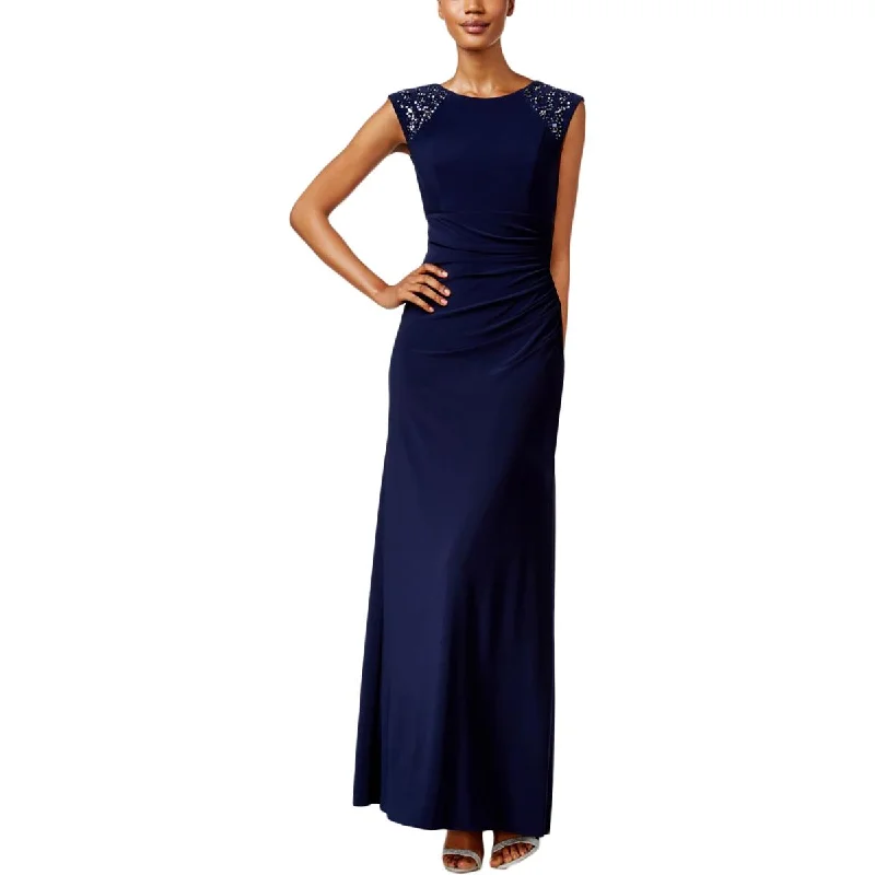 Xscape Womens Embellished Full-Length Evening Dress Boho unclassified dresses