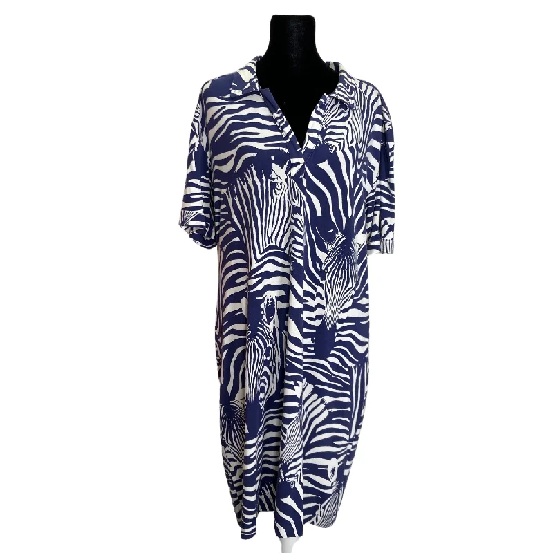 Tori Richard Zebra Dress Metallic unclassified dresses