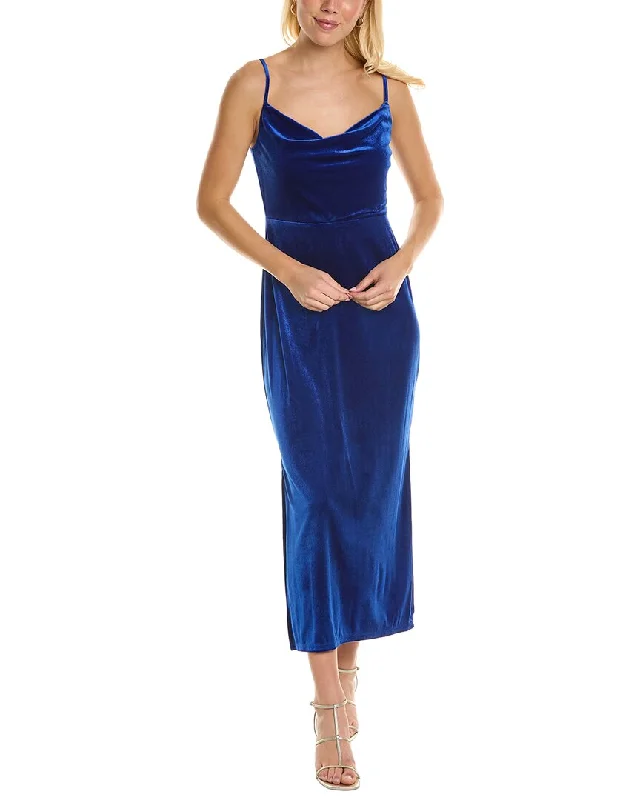 Taylor Stretch Velvet Maxi Dress Maxi Skirt Classic