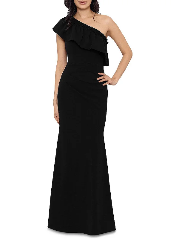 Womens One Shoulder Maxi Evening Dress Sexy Maxi Skirt