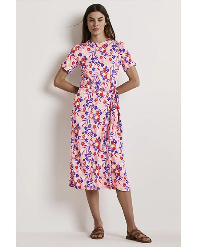 Boden Amanda Jersey Midi Dress Summer Midi Skirt