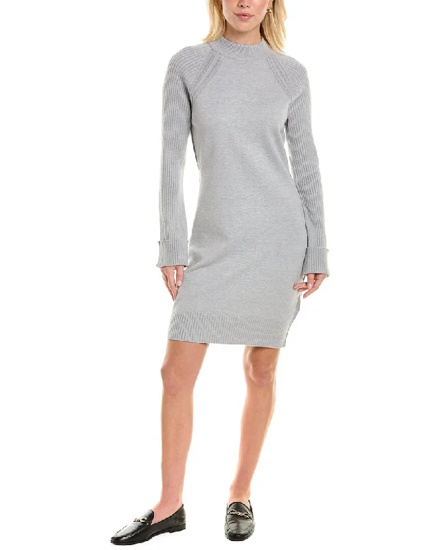 Badgley Mischka Studio Sweaterdress Wool Sweater Dress