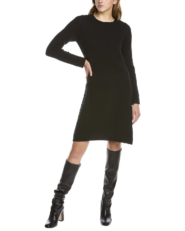 Forte Cashmere Crewneck Cashmere Sweaterdress Sweater Dress Casual